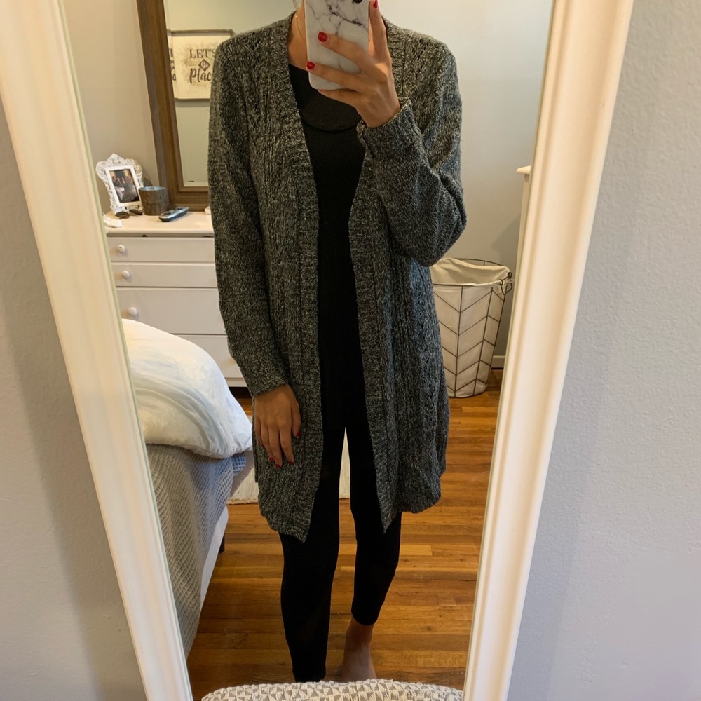 Charcoal Gray Cardigan